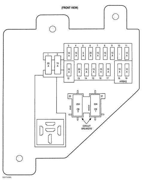 1999 durango junction box|dodge durango circuit breakers.